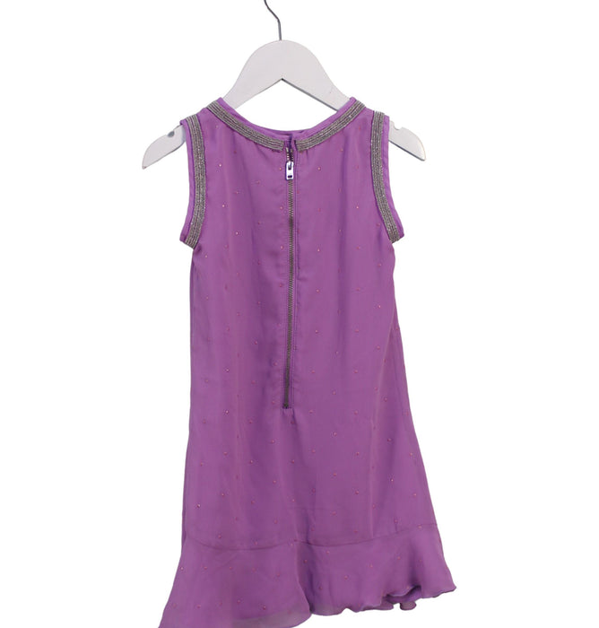 A Purple Sleeveless Dresses from Diesel in size 4T for girl. (Back View)