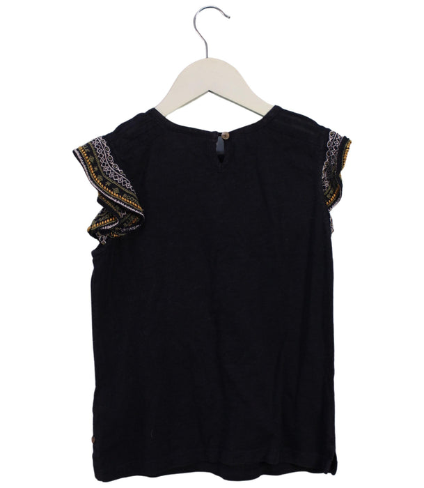 A Navy Short Sleeve Tops from Scotch & Soda in size 8Y for girl. (Back View)