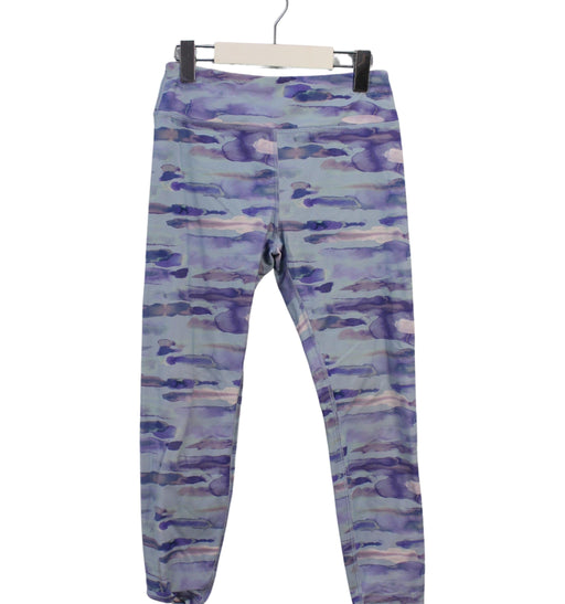A Blue Leggings from Moody Tiger in size 7Y for girl. (Front View)