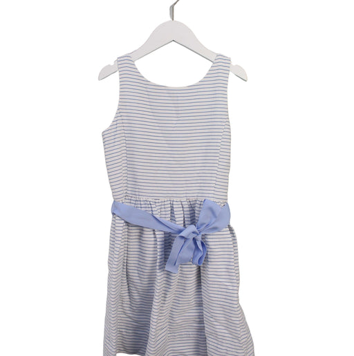 A White Sleeveless Dresses from Polo Ralph Lauren in size 8Y for girl. (Front View)