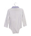 A White Long Sleeve Bodysuits from Jacadi in size 12-18M for boy. (Back View)