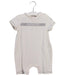 A Ivory Short Sleeve Rompers from Moncler in size 6-12M for neutral. (Front View)