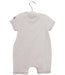 A Ivory Short Sleeve Rompers from Moncler in size 6-12M for neutral. (Back View)