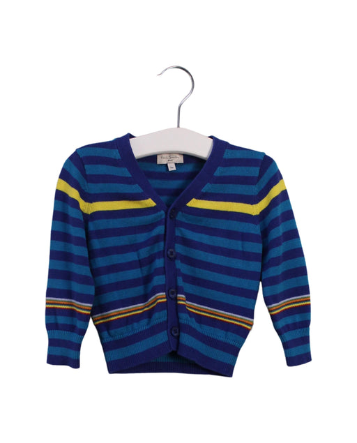 A Blue Cardigans from Paul Smith in size 6-12M for boy. (Front View)