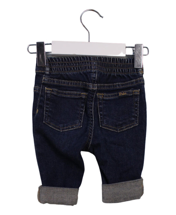 A Blue Jeans from Polo Ralph Lauren in size 6-12M for boy. (Back View)