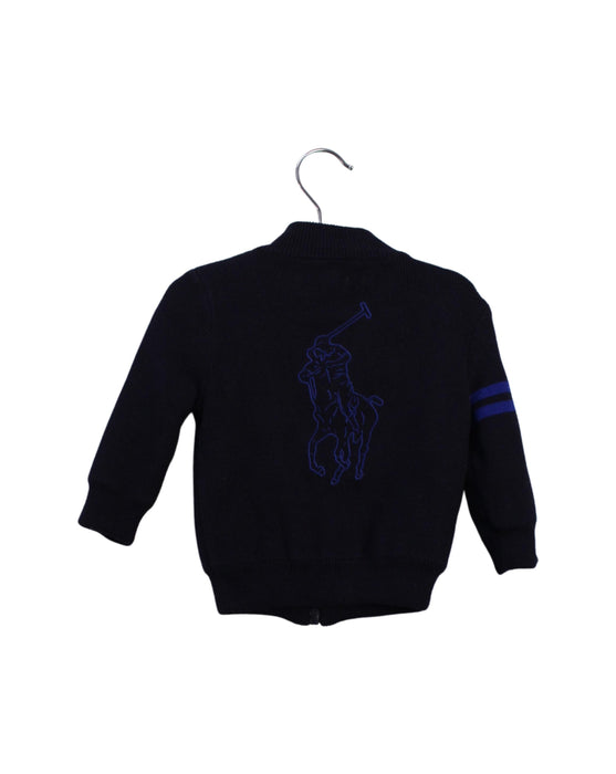 A Navy Lightweight Jackets from Ralph Lauren in size 6-12M for neutral. (Back View)