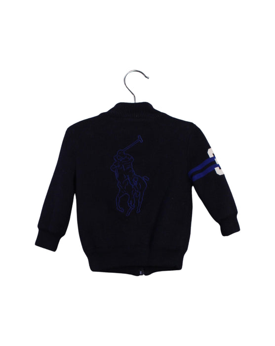 A Navy Lightweight Jackets from Ralph Lauren in size 6-12M for neutral. (Back View)