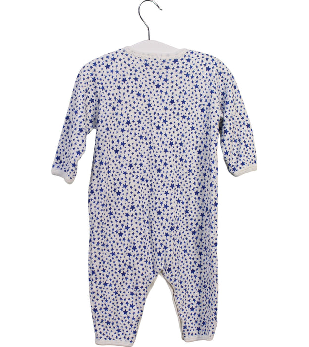A Blue Long Sleeve Jumpsuits from Petit Bateau in size 3-6M for boy. (Back View)