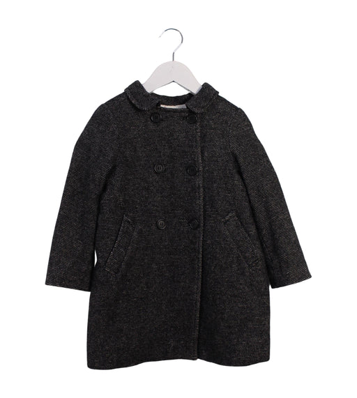 A Brown Coats from Bonpoint in size 4T for girl. (Front View)