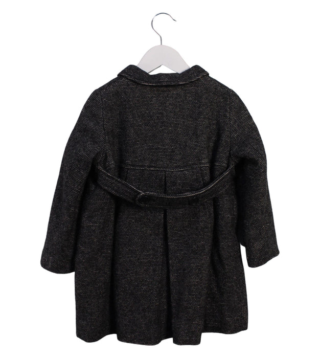 A Brown Coats from Bonpoint in size 4T for girl. (Back View)
