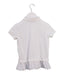 A White Short Sleeve Polos from Polo Ralph Lauren in size 5T for girl. (Back View)