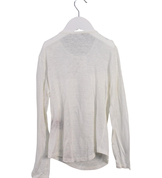 A Ivory Long Sleeve Tops from Balmain in size 8Y for boy. (Back View)
