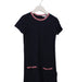 A Navy Short Sleeve Dresses from Brooks Brothers in size 5T for girl. (Front View)