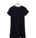 A Navy Short Sleeve Dresses from Brooks Brothers in size 5T for girl. (Back View)