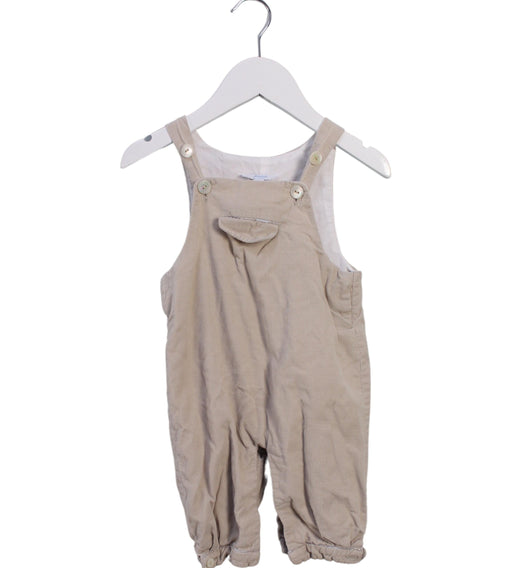 A Beige Long Overalls from Jacadi in size 3-6M for boy. (Front View)
