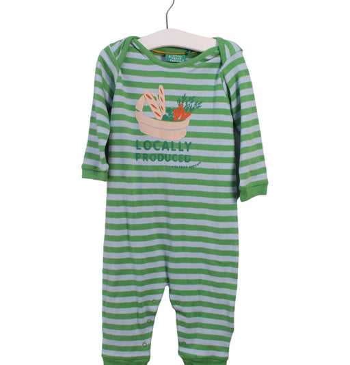 A Green Long Sleeve Jumpsuits from Little Green Radicals in size 6-12M for boy. (Front View)