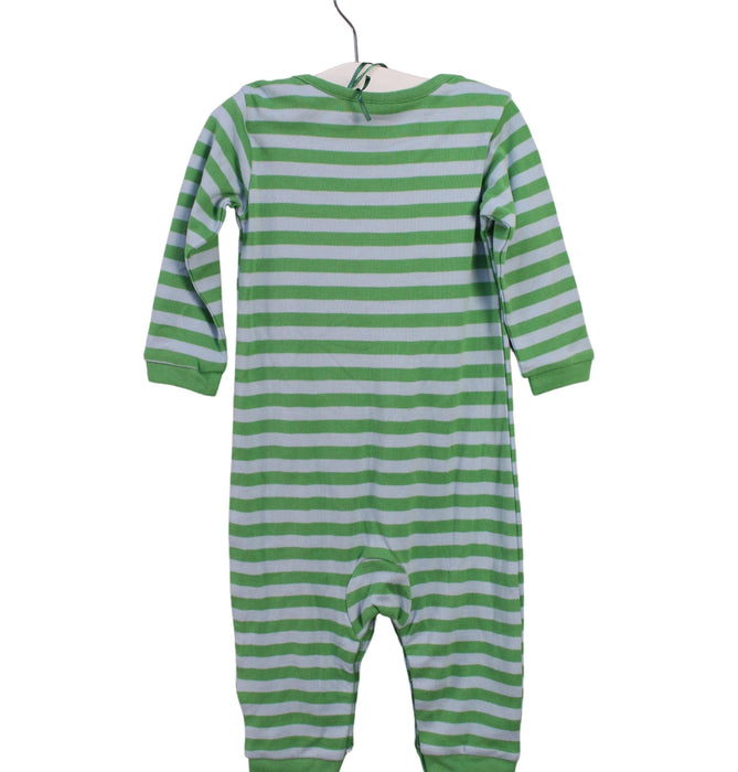 A Green Long Sleeve Jumpsuits from Little Green Radicals in size 6-12M for boy. (Back View)