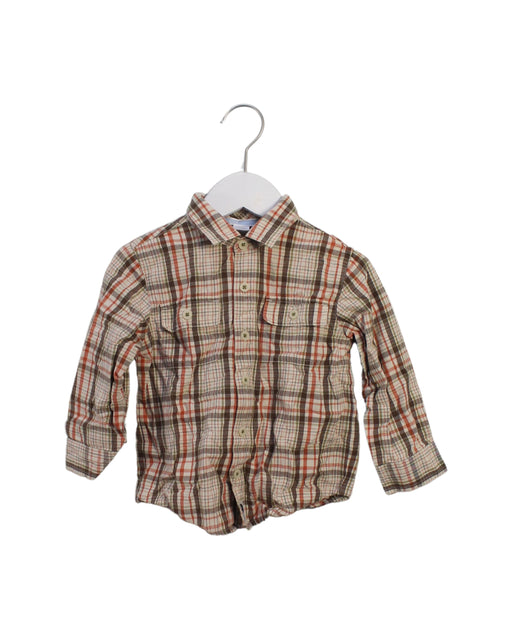 A Brown Shirts from Janie & Jack in size 2T for boy. (Front View)