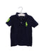 A Blue Short Sleeve Polos from Polo Ralph Lauren in size 12-18M for boy. (Front View)