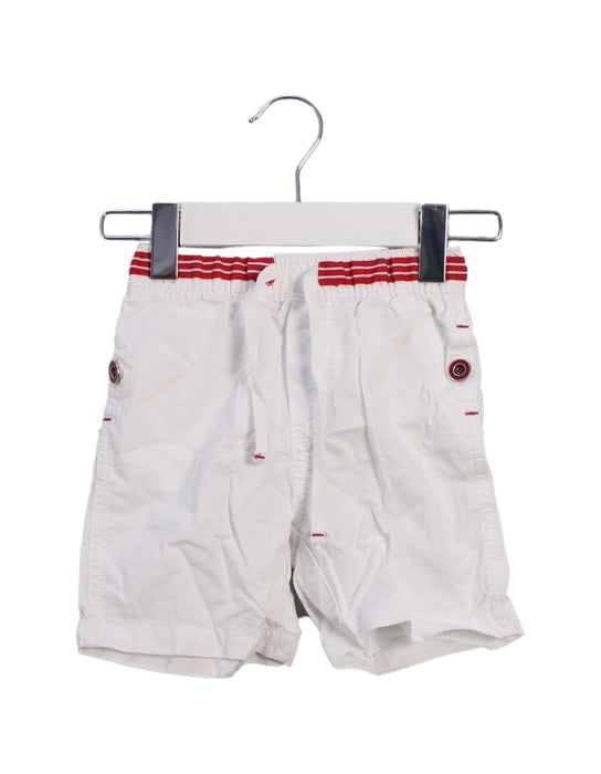 A White Shorts from Jacadi in size 3-6M for boy. (Front View)