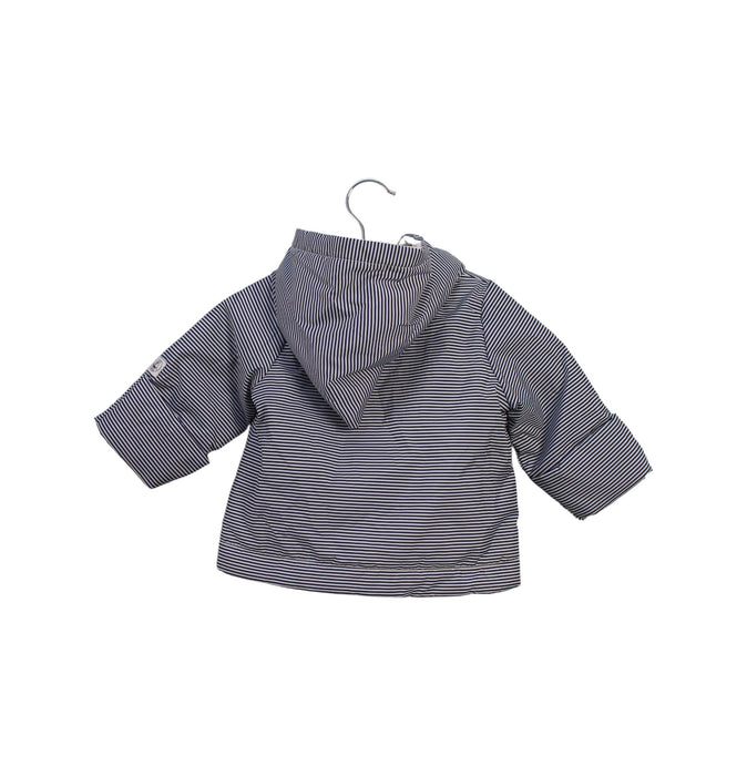 A White Lightweight Jackets from Petit Bateau in size 6-12M for girl. (Back View)