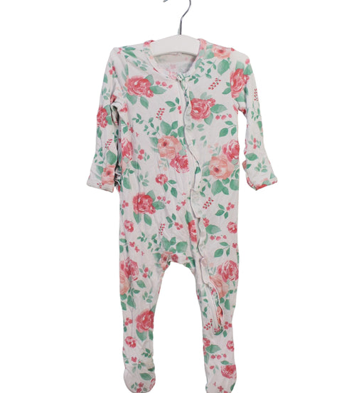 A White Long Sleeve Jumpsuits from Angel Dear in size 6-12M for girl. (Front View)