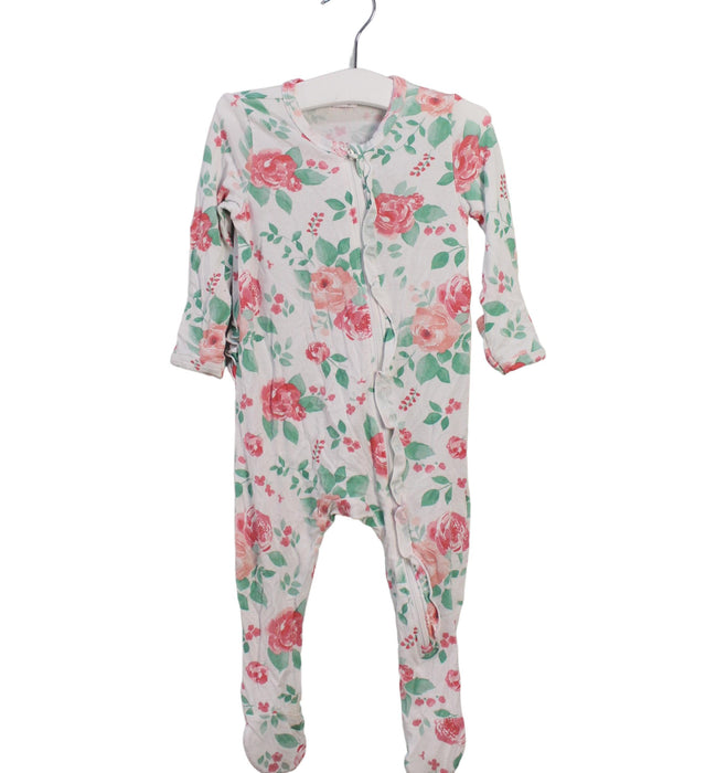 A White Long Sleeve Jumpsuits from Angel Dear in size 6-12M for girl. (Front View)