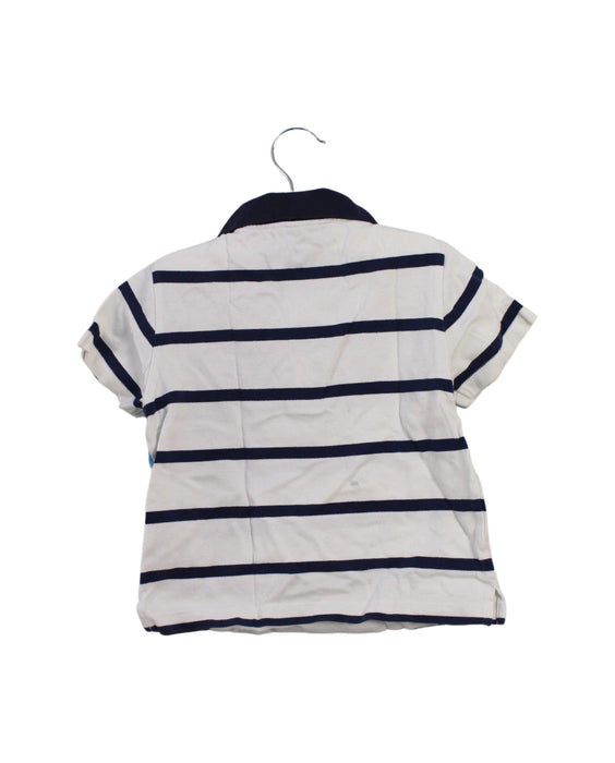 A White Short Sleeve Polos from Nicholas & Bears in size 2T for boy. (Back View)