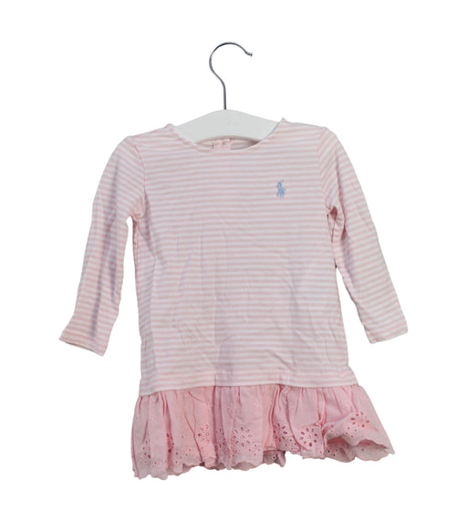 A Pink Dress Sets from Ralph Lauren in size 3-6M for girl. (Front View)