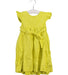 A Yellow Short Sleeve Dresses from Petit Bateau in size 2T for girl. (Front View)