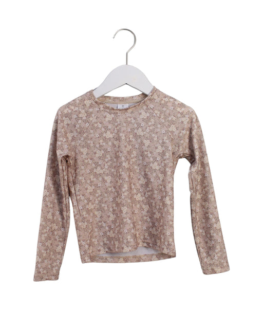 A Beige Long Sleeve Tops from Jamie Kay in size 5T for girl. (Front View)