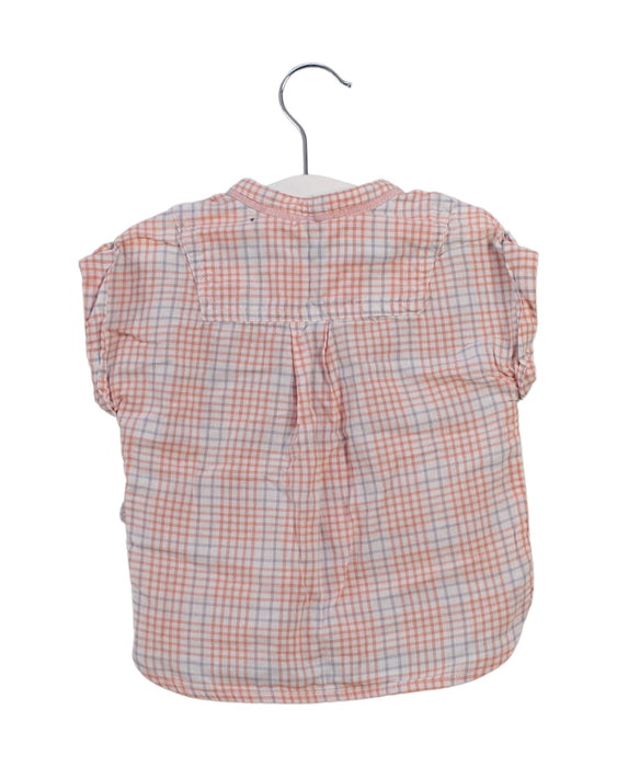 A Orange Short Sleeve Tops from Tartine et Chocolat in size 6-12M for girl. (Back View)