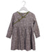A Grey Long Sleeve Dresses from Chouchou Chic in size 4T for girl. (Front View)