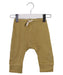 A Brown Sweatpants from Quincy Mae in size 6-12M for girl. (Front View)