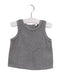 A Grey Sleeveless Tops from Quincy Mae in size 6-12M for girl. (Front View)