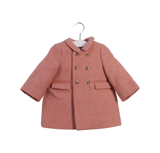A Pink Coats from Bonpoint in size 6-12M for girl. (Front View)