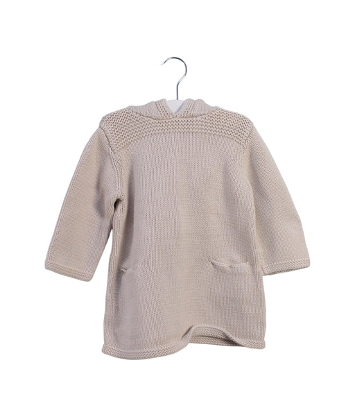 A Beige Lightweight Jackets from Bonpoint in size 12-18M for girl. (Front View)
