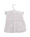A White Short Sleeve Tops from Bonpoint in size 3-6M for girl. (Back View)