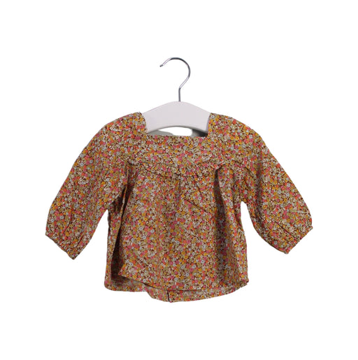A Multicolour Long Sleeve Tops from Bonton in size 3-6M for girl. (Front View)