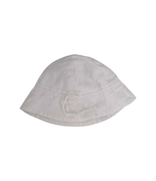 A White Sun Hats from Bonpoint in size 2T for girl. (Front View)