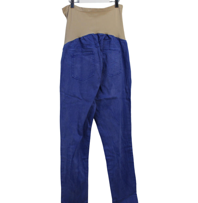 A Blue Casual Pants from LED (Luxe Essential Denim) in size L for maternity. (Back View)