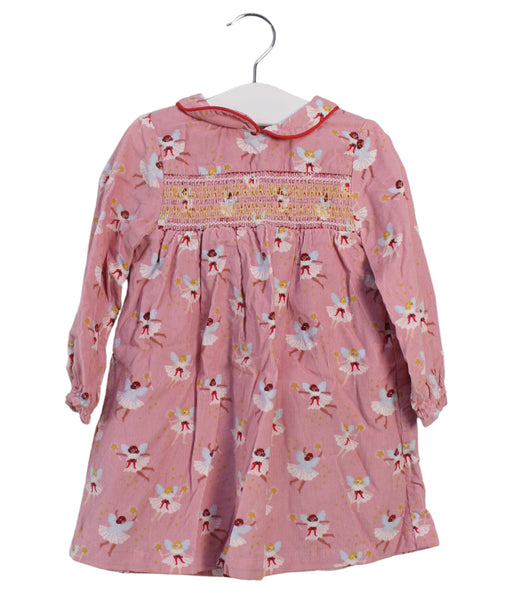 A Pink Long Sleeve Dresses from Boden in size 6-12M for girl. (Front View)