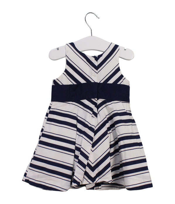 A White Sleeveless Dresses from Janie & Jack in size 3-6M for girl. (Back View)