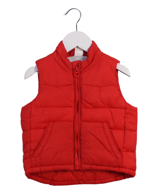 A Red Outerwear Vests from Seed in size 6-12M for boy. (Front View)