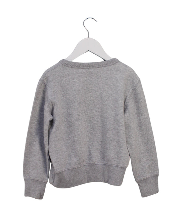 A Grey Crewneck Sweatshirts from Crewcuts in size 6T for boy. (Back View)