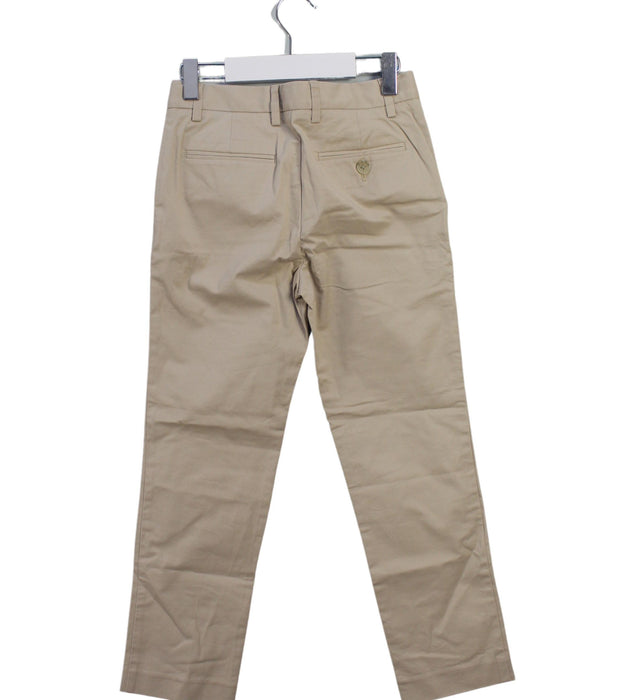 A Beige Dress Pants from Crewcuts in size 7Y for boy. (Back View)