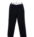 A Black Dress Pants from Crewcuts in size 7Y for boy. (Front View)