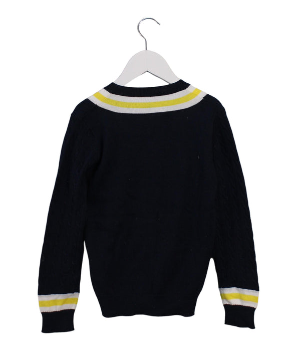 A Black Knit Sweaters from Aquascutum in size 6T for boy. (Back View)