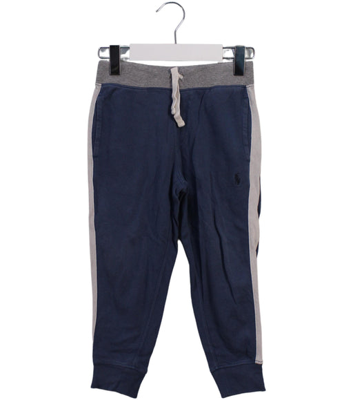 A Blue Sweatpants from Polo Ralph Lauren in size 3T for boy. (Front View)