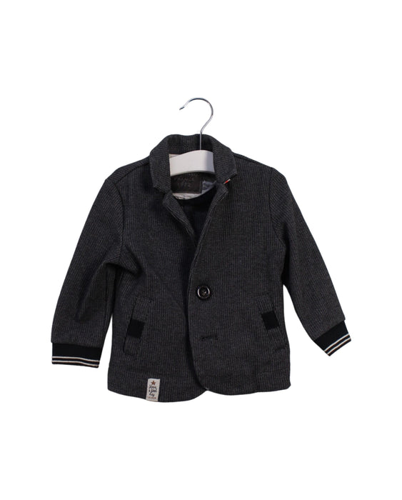 A Black Blazers from Catimini in size 12-18M for boy. (Front View)